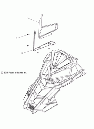 BODY WINDSHIELD - S15DF6PEL (49SNOWWINDSHLD15PROX)