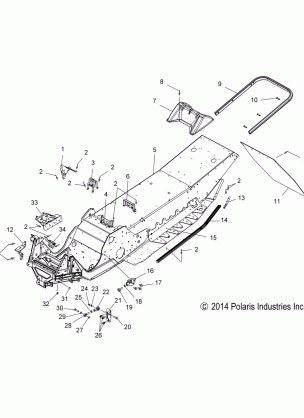 CHASSIS ASM. - S15MX6JSA / JEA (49SNOWCHASSIS15600R)