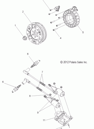 ELECTRICAL IGNITION SYSTEM - S15PT6HSL / HEL (49SNOWSTATOR13600TRG)