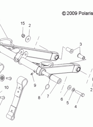 SUSPENSION TORQUE ARM FRONT - S15PT6HSL / HEL (49SNOWFTA10TRBODRGN)