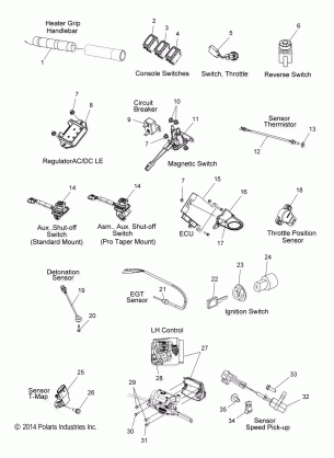 ELECTRICAL SWITCHES SENSORS and COMPONENTS - S15CC6 / CK6 / CM6 ALL OPTIONS (49SNOWELECT15RMK)