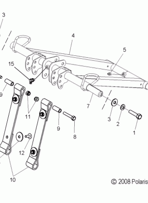 SUSPENSION TORQUE ARM FRONT (144 Inch) - S15CK6 ALL OPTIONS (49SNOWFTA09700RMK)