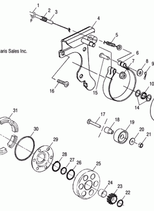 DRIVE TRAIN CLUTCH - S15WB1ASA / AEA (4997579757A14)