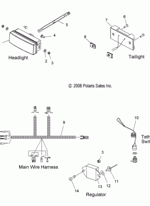 ELECTRICAL COMPONENTS - S15WB1ASA / AEA (49SNOWELECT09120)