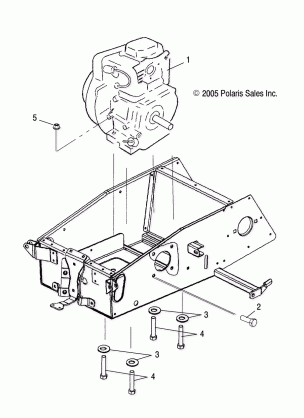 ENGINE MOUNTING - S15WB1ASA / AEA (49SNOWENGINEMOUNT09120)