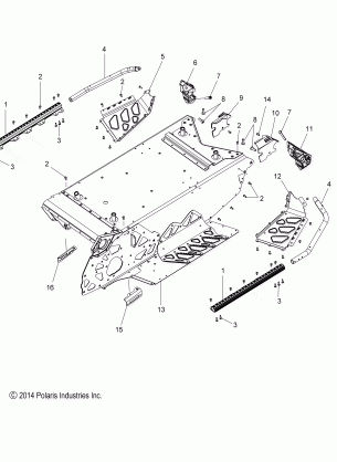 CHASSIS TUNNEL and REAR ASM. - S15DF6PEL (49SNOWCHASSISRR15PROS)