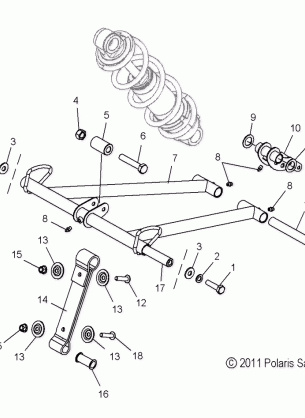 SUSPENSION TORQUE ARM FRONT - S15CG8 / CH8 ALL OPTIONS (49SNOWFTA12800PRMK)