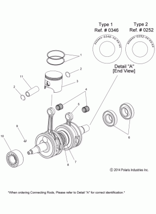 ENGINE PISTON and CRANKSHAFT - S15CL6 / CW6 ALL OPTIONS (49SNOWPISTONCRANKSHAFT15600LE)