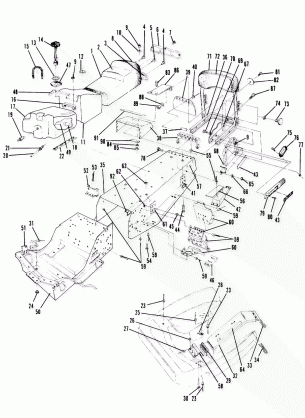 CHASSIS AND SEAT All Norwegian Indy Models (4914521452005A)