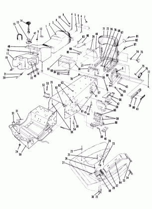 CHASSIS AND SEAT All Swedish Indy Models (4914521452009A)