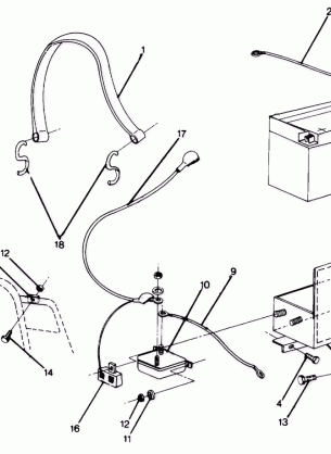 ELECTRIC START COMPONENTS Trail ES and Deluxe (4914161416023A)