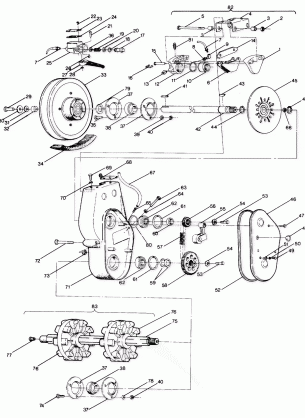 BRAKE AND CHAINCASE Sport and Trail (4914161416013A)