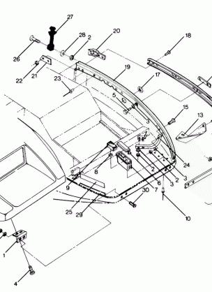 BUMPER AND HINGE Star and Sprint E / S (4914151415004A)