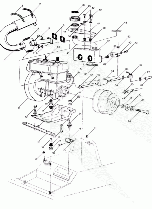 ENGINE MOUNTING Sprint E / S (4914151415017A)