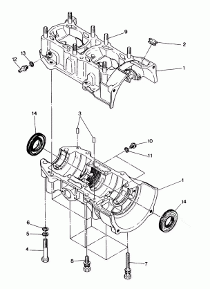 CRANKCASE 400 (4914131413025A)