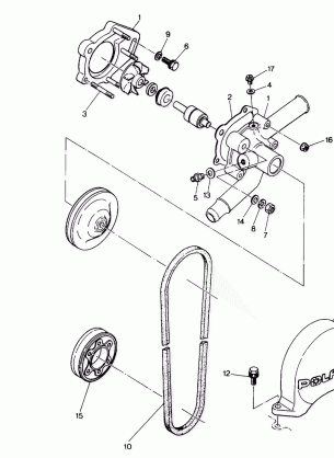 WATER PUMP 650 (4914131413036A)