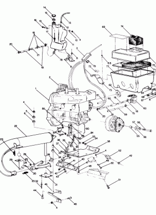 ENGINE MOUNTING Trail (4914161416019A)