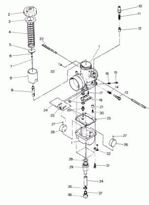 CARBURETOR 650 (4914131413042A)