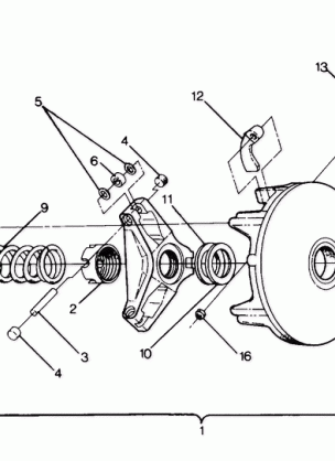 DRIVE CLUTCH 400 and 650 (4914131413012A)