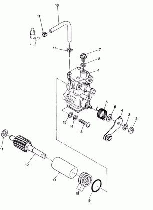 OIL PUMP STARTRAK (4914141414041A)