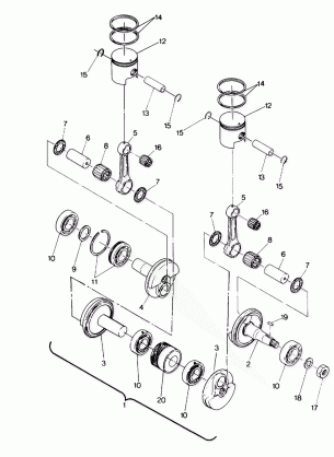 PISTON AND CRANKSHAFT LTR (4914141414036A)