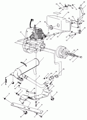 ENGINE MOUNTING STARTRAK (4914141414029A)