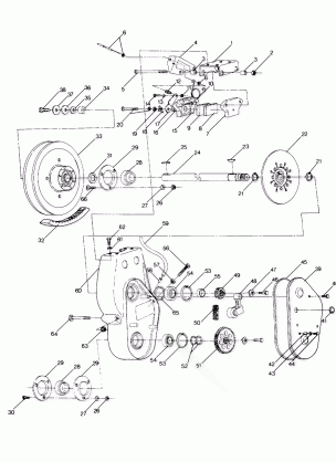 BRAKE AND CHAINCASE STARTRAK (4914141414021A)