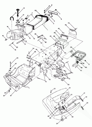 CHASSIS AND SEAT  Sport and Trail (4914161416001A)