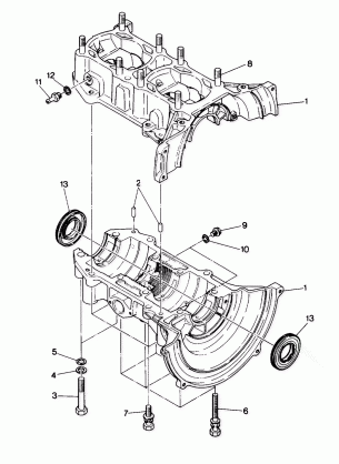 CRANKCASE Trail (4914161416026A)