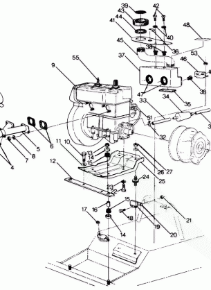 ENGINE MOUNTING Sprint and Sprint E / S (4912721272014A)