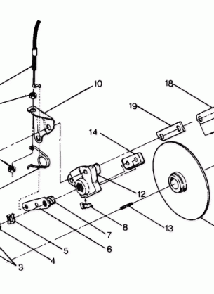 BRAKE ASSEMBLY Star Sprint and Sprint E / S (4912721272009A)