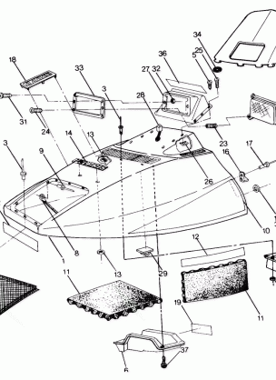 HOOD LT / LTR (4912711271001A)