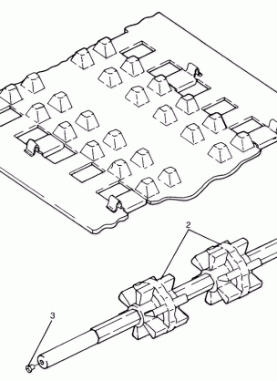 TRACK AND DRIVE SHAFT LT / LTR (4912711271010A)