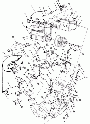 ENGINE MOUNTING 600 (4912701270021A)