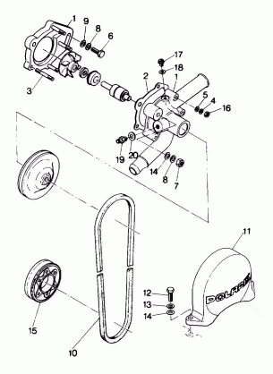 WATER PUMP 600 (4912701270048A)