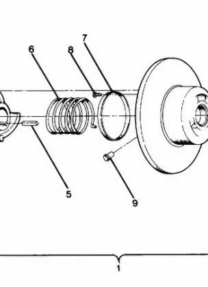 DRIVEN CLUTCH Sport Trail 400 and 600 (4912701270010A)