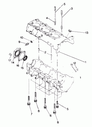 CRANKCASE 600 (4912701270030A)