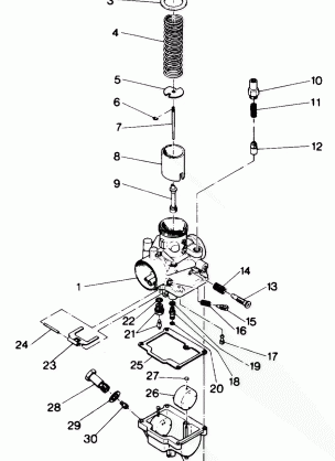 CARBURETOR Spring and Sprint E / S (4912721272031A)