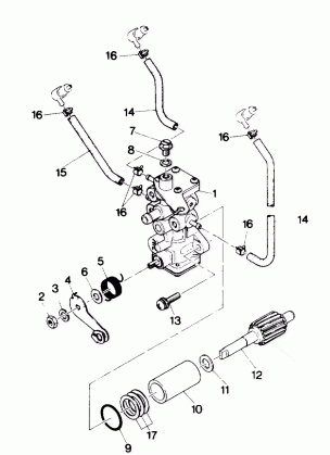 OIL PUMP 600 (4912701270052A)