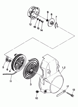 RECOIL STARTER  400 (4912701270045A)