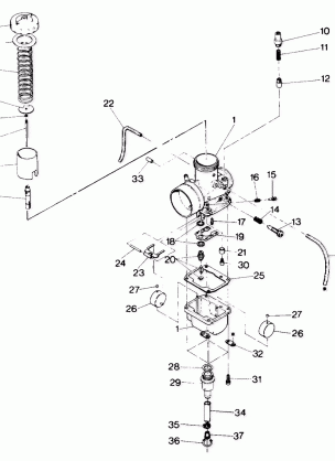 CARBURETOR 600 (4912701270058A)