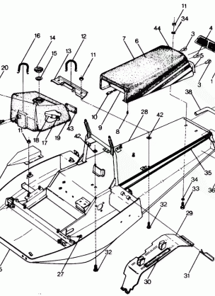 CHASSIS AND SEAT Star Sprint and Sprint E / S (4912721272001A)