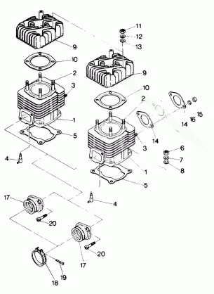 CYLINDER Sprint and Sprint E / S (4912721272018A)