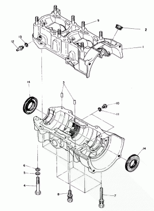 Crankcase (400) (4910941094029A)