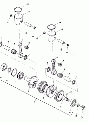 Piston and Crankshaft (SS) (4910951095023A)