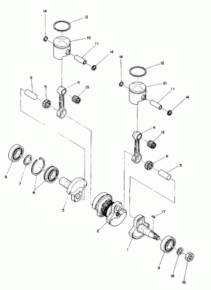 Piston and Crankshaft (4909550955017A)