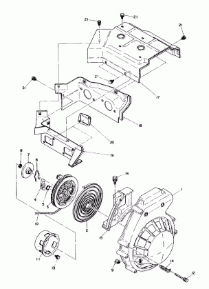 Recoil Starter and Blower Housing (4909550955019A)