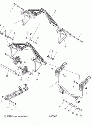 SUSPENSION CRANK ASM. REAR - S18DCH6 ALL OPTIONS (600667)