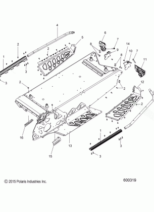 CHASSIS TUNNEL and REAR ASM. - S18DDL6PS / PEM (600319)