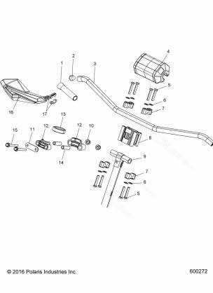 STEERING UPPER and HANDLEBAR ASM. - S18EEC6P ALL OPTIONS (600272)